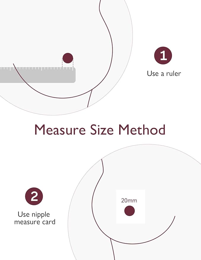 Momcozy Flange Insert 15mm Compatible with 24mm Flange/Shield of Most Pumps, Insert for Breast Pump Replacement Accessories, 4PCS 15mm