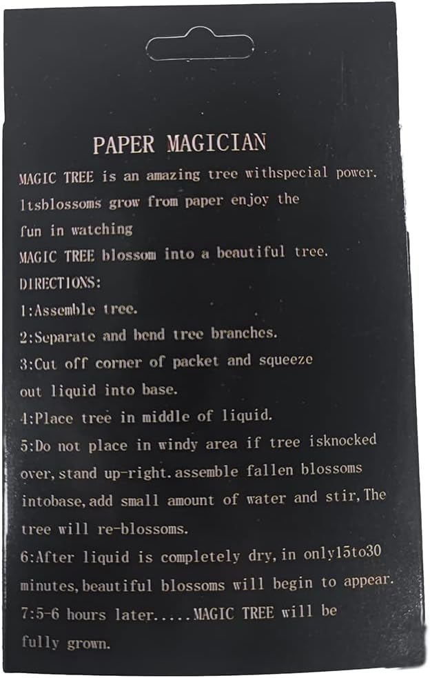 3 in 1 Mini Christmas Tree Magic Growing, Paper Tree Colorful DIY Crystal Growing Kit/Ornaments Decoration Toy Novelty Xmas Gift Boys Girls Science Kits & Toys Learning Guide (A)