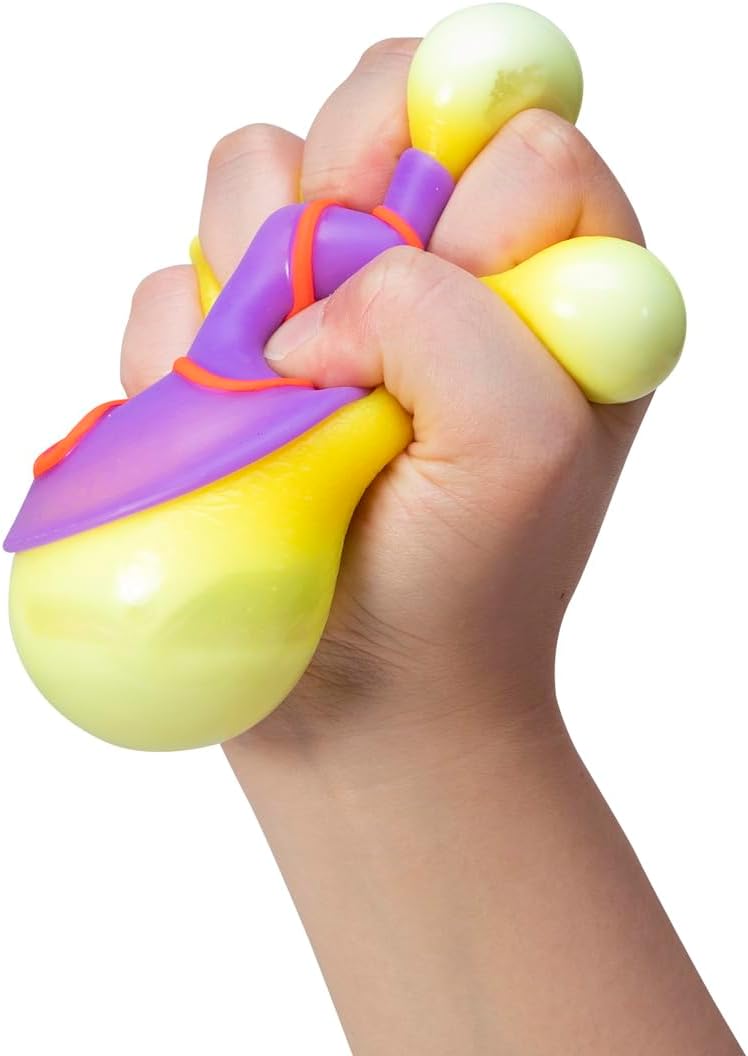 Schylling NeeDoh Dohnuts - Sensory Fidget Toy - Assorted Colors - Ages 3 to Adult (Pack of 1)