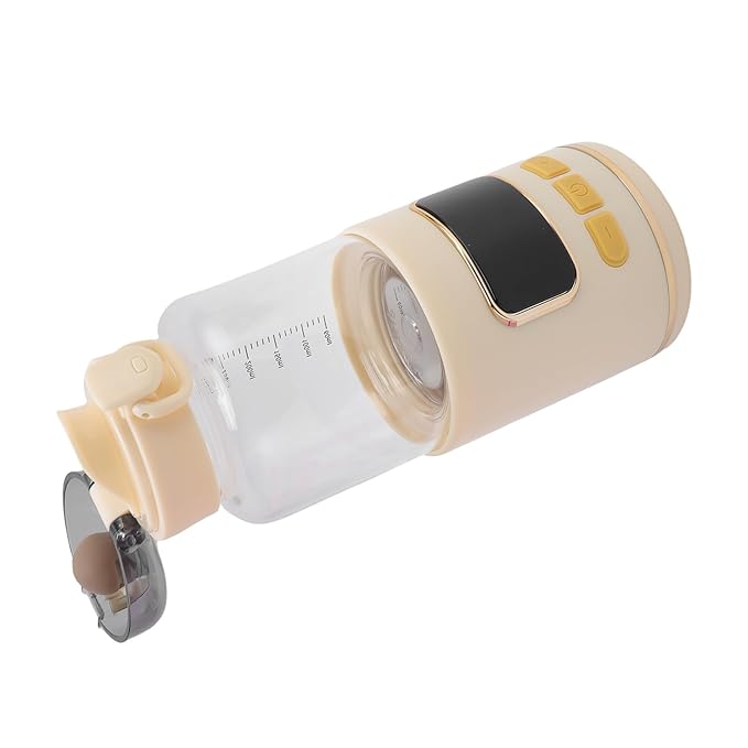 Portable Bottle Warmer Adjustable Temperature Rechargeable Cordless Baby Milk Warmer for Travel Outdoor