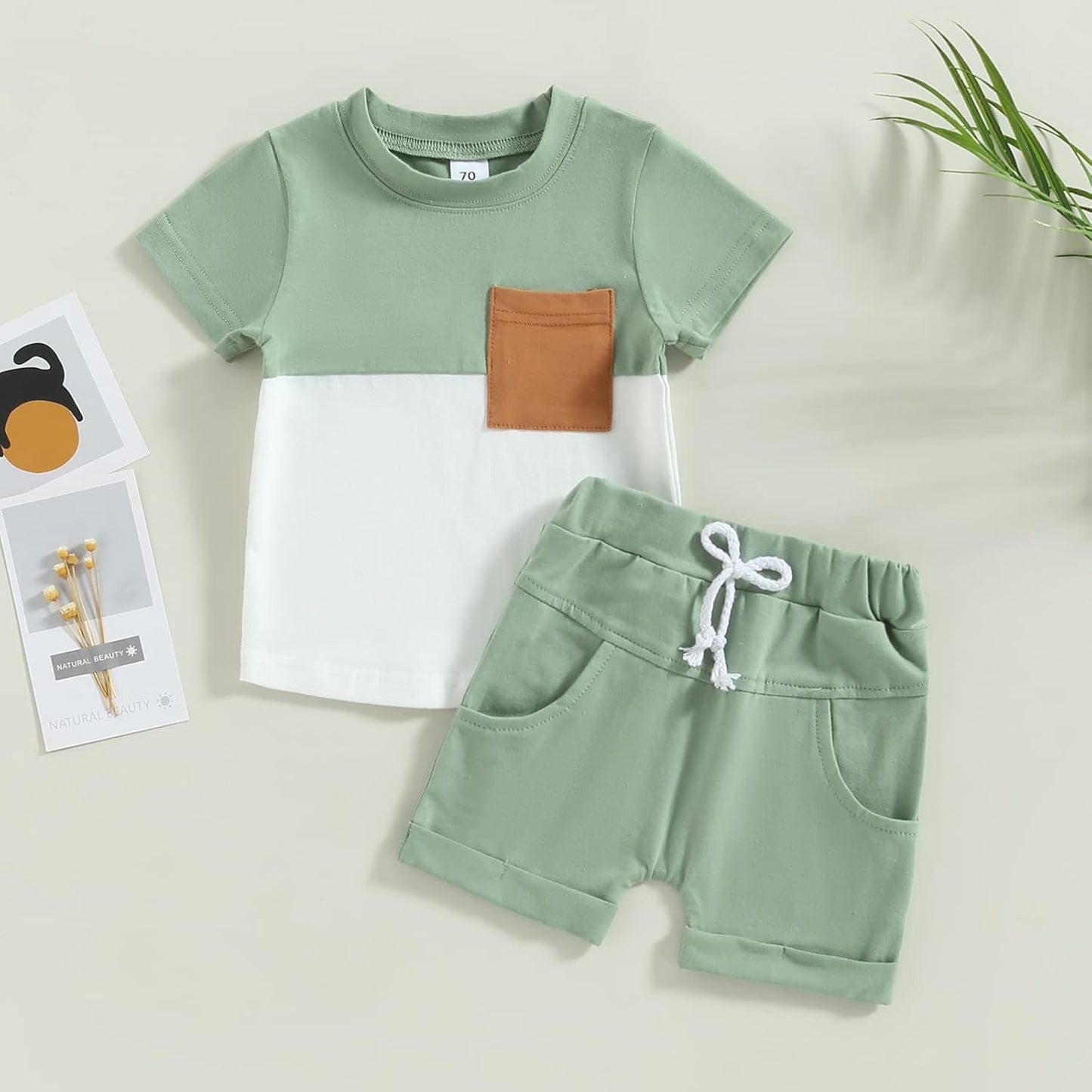 Mubineo Infant Toddler Baby Boy Summer T Shirt Shorts Outfits Short Sleeve Tee Tops Clothes Set