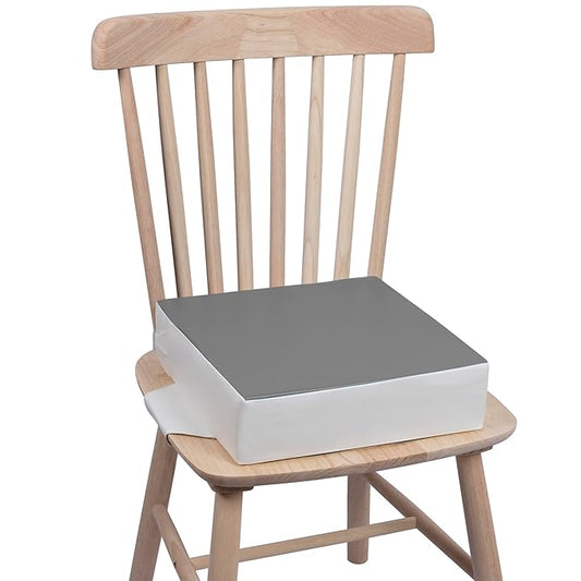 Toddler Booster Seat Dining, PU Washable 2 Straps Safety Buckle Kids Booster Seat for Dining Table, Portable Travel Increasing Cushion…