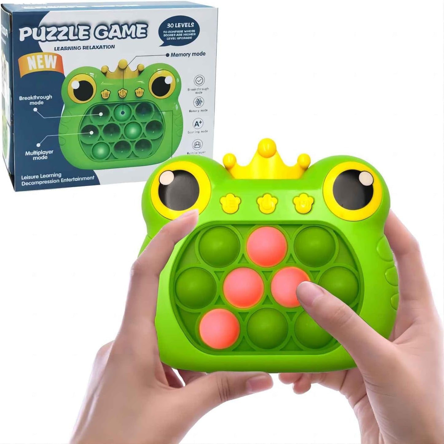 Fast Push Game,Push Game Fidget Toys,Finger Toys Fast Push for Kids Adult,4 Modes Games,Release Stress,Exercises Reaction Ability and Improves Concentration|Gift Ideas