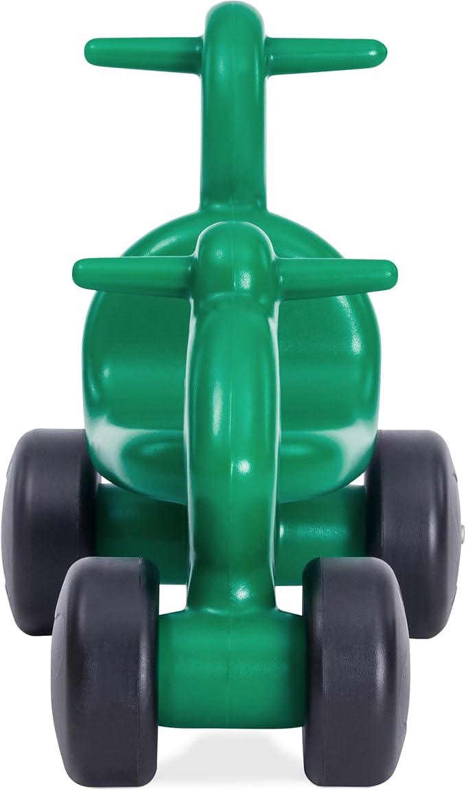 CarePlay Squirrel Ride-On Toy, 2-in-1 Design with Push Handles, Walker & Ride-On Toys for Toddlers, 1-3 Year Old Boys & Girls, Low Seat, Durable Polyethylene Body, 50 lbs Capacity, Green