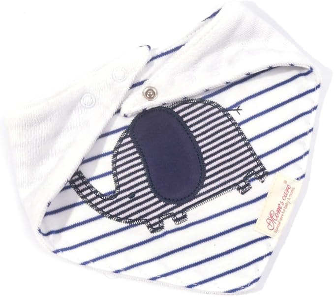 JN&LULU 3 Pack Newborn Baby Bibs Bandana Drool Bibs for Drooling Cotton Baby Gifts