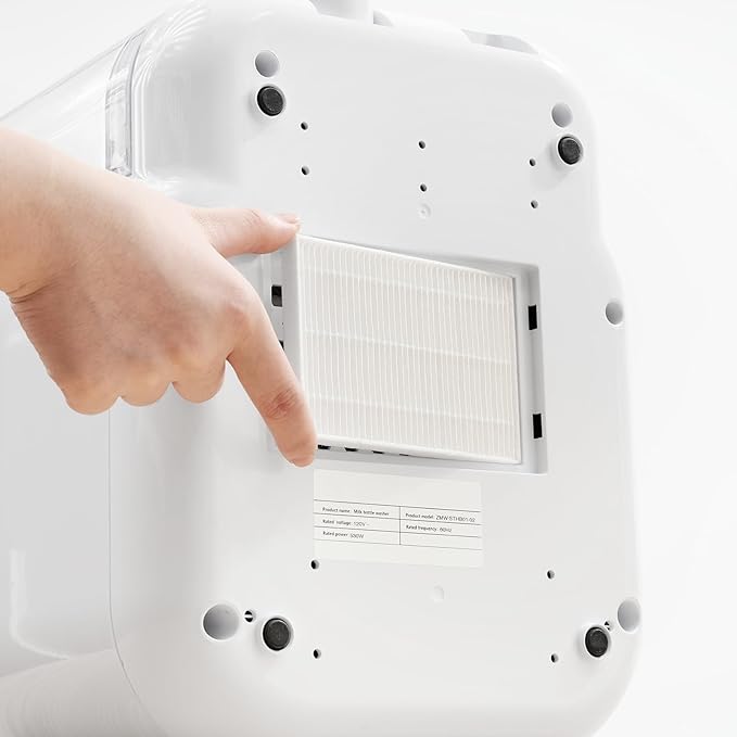 Momcozy KleanPal Pro Air Filter Replacement – 99.97% Effective Filtration for Baby Bottle Washer – Safe & Easy Install – Premium Quality Filter for Cleaner Baby Bottles, 2-Pack