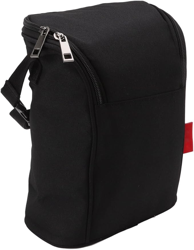 Insulated Baby Bottle Bag, Baby Bottle Holder Extra Storage, and, Easy to Carry, Travel Accessory, Keeps Bottles Warm or Cooler (Black)