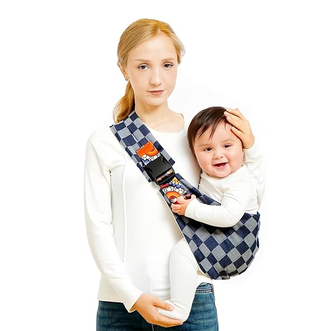 Baby Sling Carrier,Baby Sling,Toddler Carrier,Adjustable and Non-Slip Hip Seat Carriers Carrying 10-30 lbs(Square)
