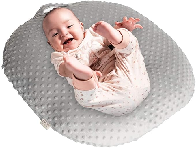 OWLOWLA Newborn Lounger Cover,Minky Removable Slipcover Fits Newborn Lounger for Baby Boy Girl(Khaki)