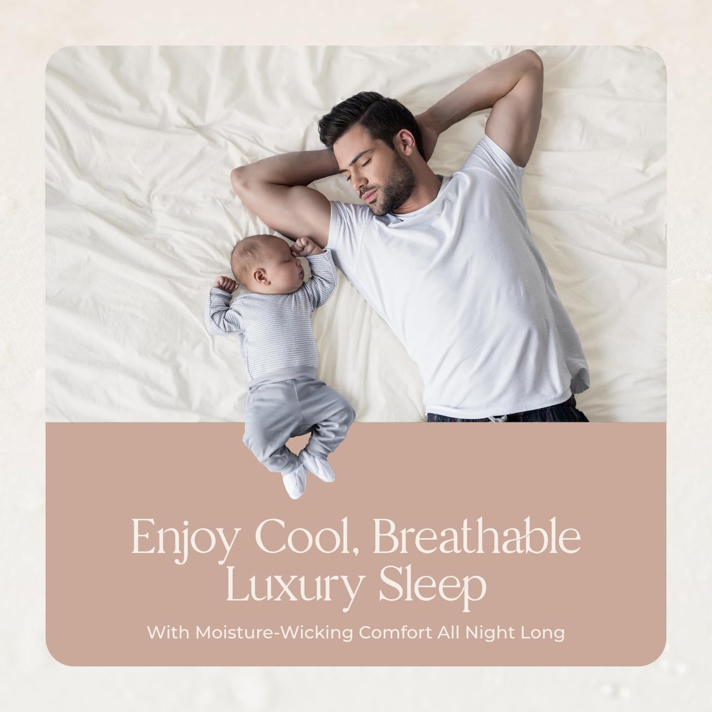 Organic Waterproof Mattress Protector Twin Size - 100% Waterproof Mattress Pad with Extra Soft Quiet & Breathable Triple Layer Protection - GOTS Certified Machine Washable Deep Pocket Design (Twin)