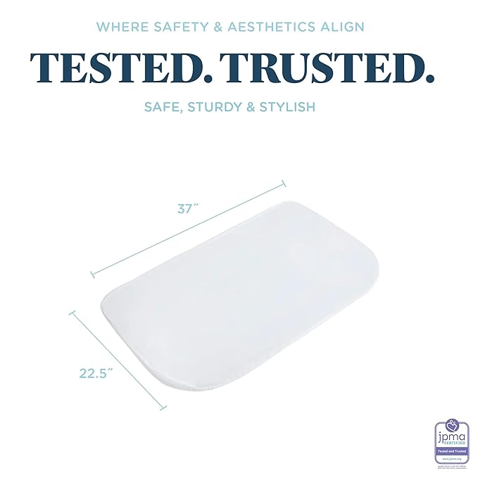 Baby Delight Slumber and Beside Me Doze Sheet, for Bassinet, Machine Washable, White