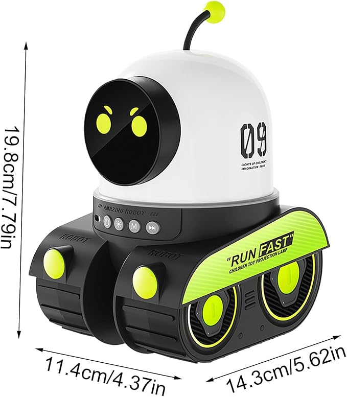 Story Projector for Kids, Nightlight Projectors, Six Rotatable Films with Different Themes, Eight Soft Music Players Suitable for Sleep and Relaxation, Three Color Modes + Mixed Color Mode