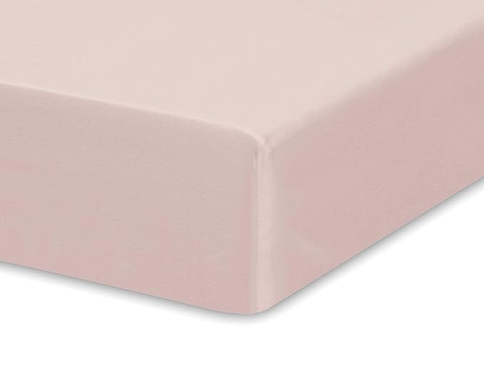 Crib Fitted Sheet by Pure Bamboo - Genuine 100% Organic Viscose Derived from Bamboo, Luxuriously Soft, Ultimate Cooling, Fits Standard Size Crib Mattress (Pink)