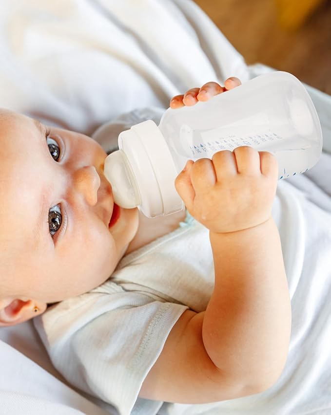 4 Pack Baby Bottle Ring Collars and Cap for Avent Anti-Colic Baby Bottle