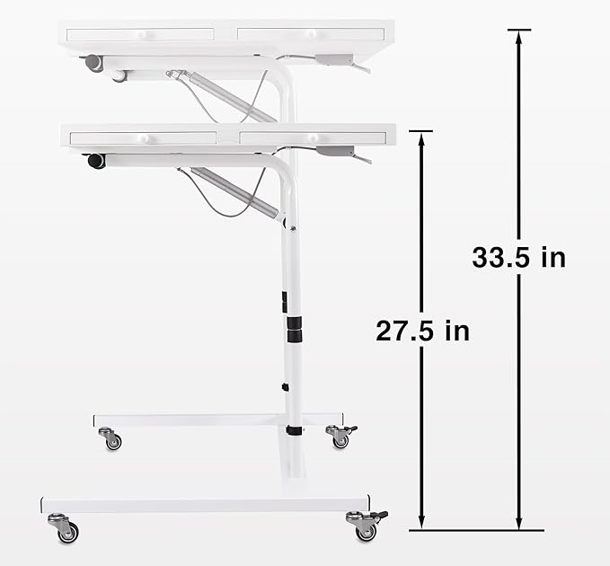 1000 Piece Jigsaw Puzzle Board Table with Drawers and Cover for Adults, Puzzle Board with Adjustable Angle and Height, Movable Puzzle Table with Legs, 30''x22'' Board with Storage