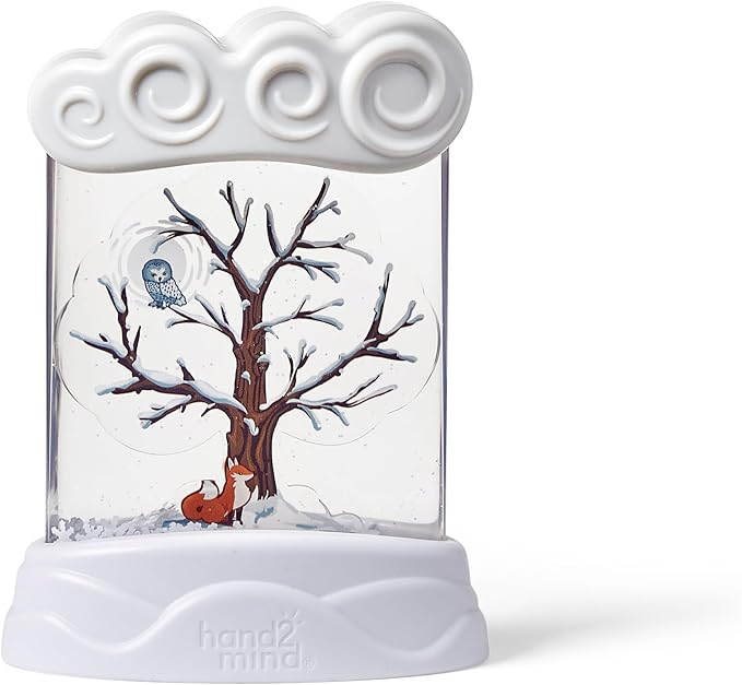 hand2mind Changing Seasons Sensory Tubes, Sensory Fidget Tubes, Learning Weather for Kids, Anxiety Calming Tools, Occupational Therapy Toys, Calm Down Corner Supplies (Set of 4) (95385)