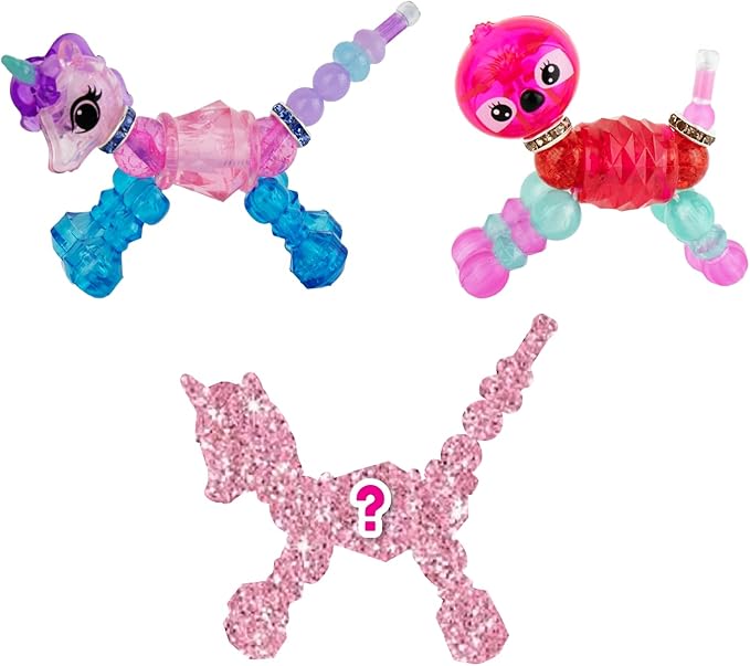 Twisty Petz 3-Pack Luna Unicorn & Sammy Sloth - Includes 3 Collectible Petz: 2 You See,1 Surprise! Adorable, collectible petz transform into friendship bracelets, necklaces & accessories. For girls 6+