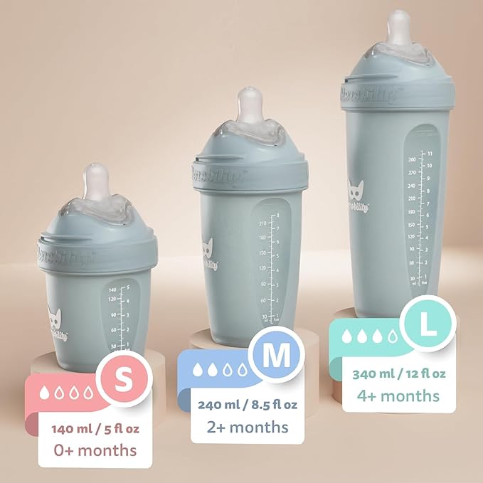 Batman DC Comics - Herobility Double Anti-Colic Baby Bottles – 12 fl oz/340ml – 3-Pack