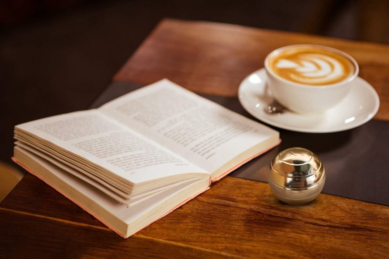 Kinetic Desk Toys,Full Body Optical Illusion Fidget Spinner Ball,Gifts for Men,Women,Kids Size 2.1"