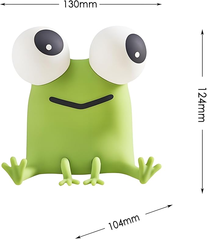 Frog Night Light for Kids, Cute Silicone Dimmable Nursery Night Light, Rechargeable Bedside Lamp, Portable Creative Gifts for Children, Teens, Girls, Boys Christmas Birthday