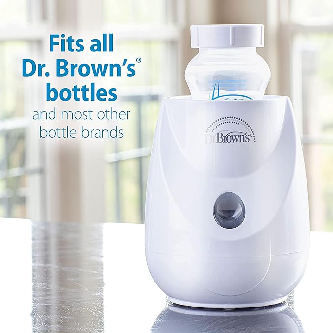 Dr. Brown’s Insta-Feed Bottle Warmer and Sterilizer with Anti-Colic Options+ Narrow Baby Bottles 8 oz/2500 mL, with Level 1 Slow Flow Nipple, 4 Pack, Dream Adventure, 0m+