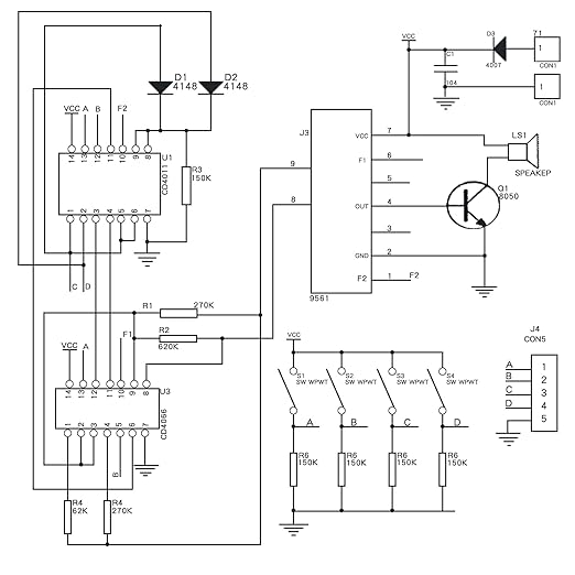 Soldering Practice Kit DIY 16 Sounds Music Box Plug-in Circuit Kit Learn Soldering Kit For DIYers Learning Electronics (0516Y05)