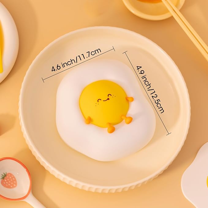 Egg Night Light for Kids,Toddler, Baby Nursery, Cute Nightlight Silicone Lamp for Sleeping Companion, Auto Off 30Min Timer, Cordless Rechargeable Battery