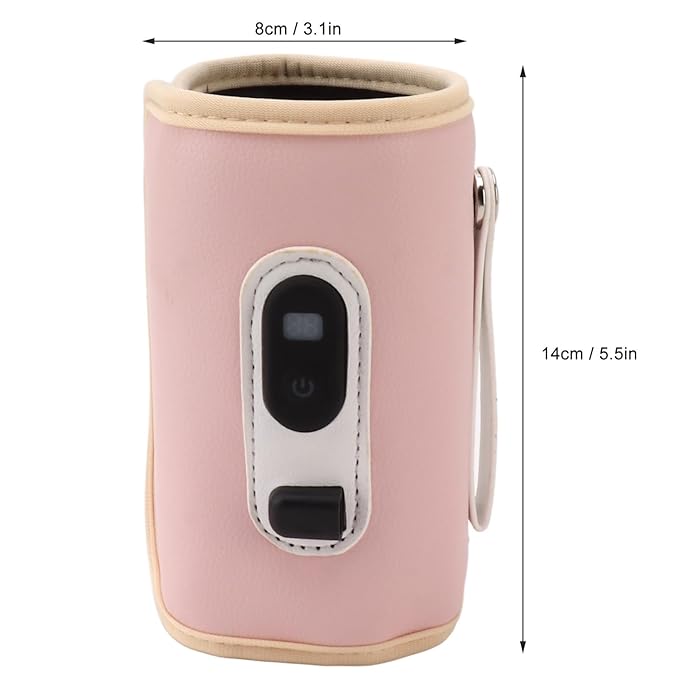 USB Bottle Warmer, Portable 5 Speed Adjustable Bottle Warmer for Breast Milk ()