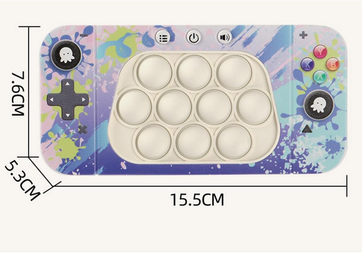 Puzzle Pop Light Up Game Fidget Travel Games/Travel Sensory Fidget Toys Popular Handheld Games for Teenagers Anti Anxiety Autism Relief Birthday Party Presents (Game Console-A)