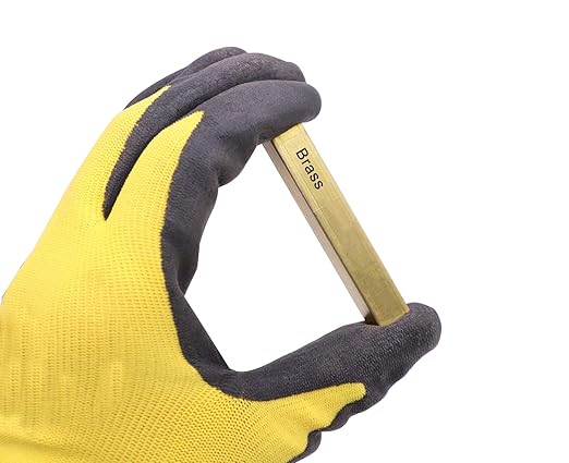 5Pcs Metal Block Set-Brass, Copper,Iron,Steel & Aluminum for Density Investigation,Specific Gravity,Collectible,Specific Heat Experiment