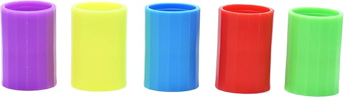 25 Pieces Tornadoes in A Bottle, Plastic Tornado Bottle Connector Cyclone Tube Vortex Connector for Scientific Experiment, 5 Colors (Pack of 2)