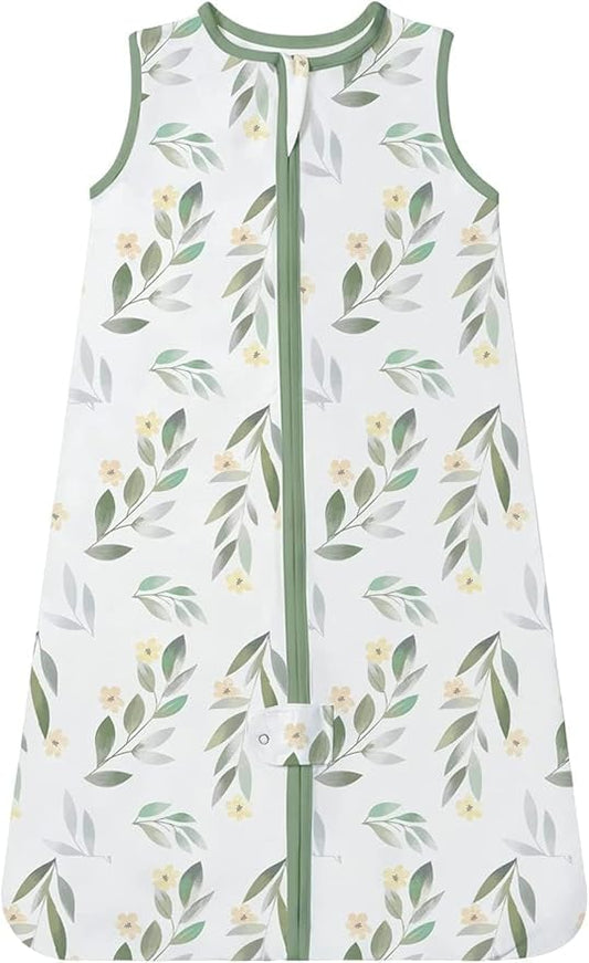 TotAha Light Sleep Sack, Stretchy, Soft, Cozy Wearable Blanket Sleep Bag with 2-Way Safe Zippers for 0-6-12-24 Months 0.5 TOG