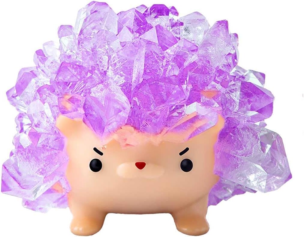 Crystal Growing Toys for Kids - Vibrant Colorful Crystal Hedgehog to Grow,Science Experiments Learning and Education for Kids STEM Gifts for Boys & Girls 8 Years + (Dream Pink)