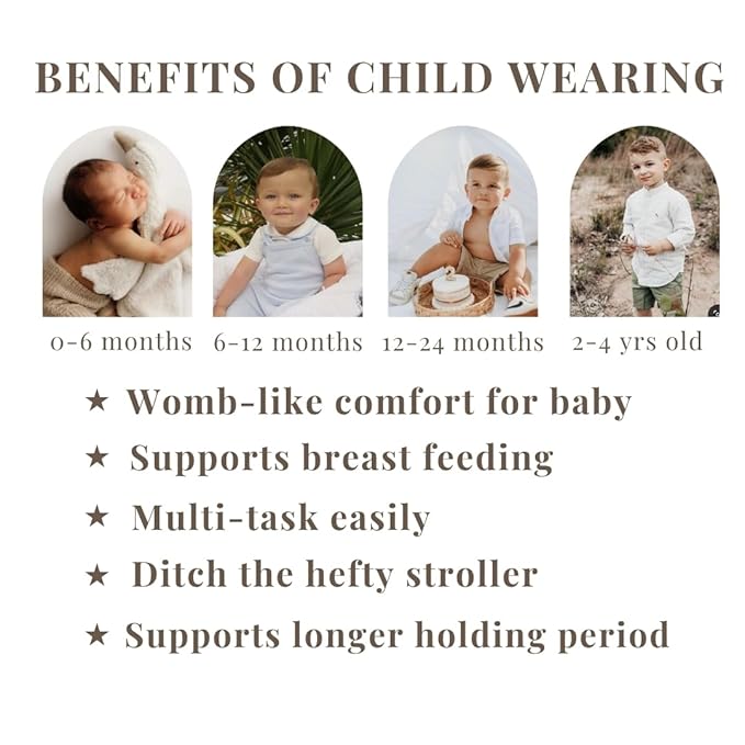 Baby to Toddler Sling Carrier, Toddler Carrier 25-60 lbs – Baby Travel Essential, Adjustable Mesh Sling with Secure Safety Buckle & Comfortable Hold with One Hand Support – Tropical Blue