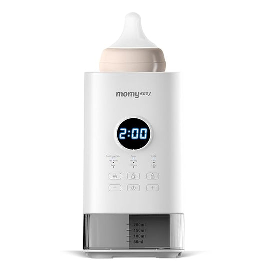 MOMYEASY Bottle Warmer, Fast Baby Bottle Warmer for All Bottles, Milk Warmer with Accurate Display Timer, Temperature Control and Auto Shutoff, Bottle Warmers for Breastmilk & Formula