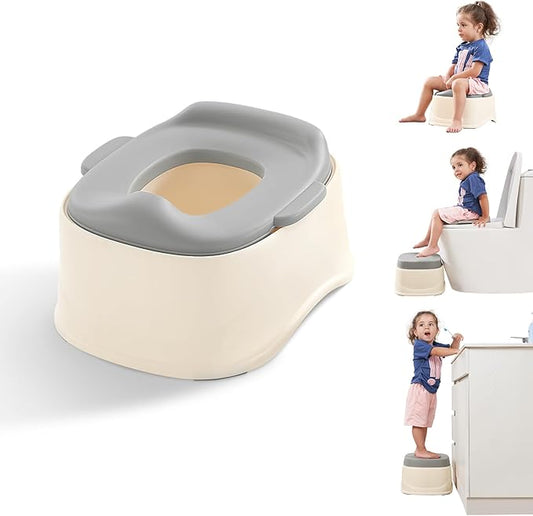 Toddler Toilet Training Potty, 3-in-1 Kids Potty Training Toilet Toddler Potty Seat for Boys & Girls