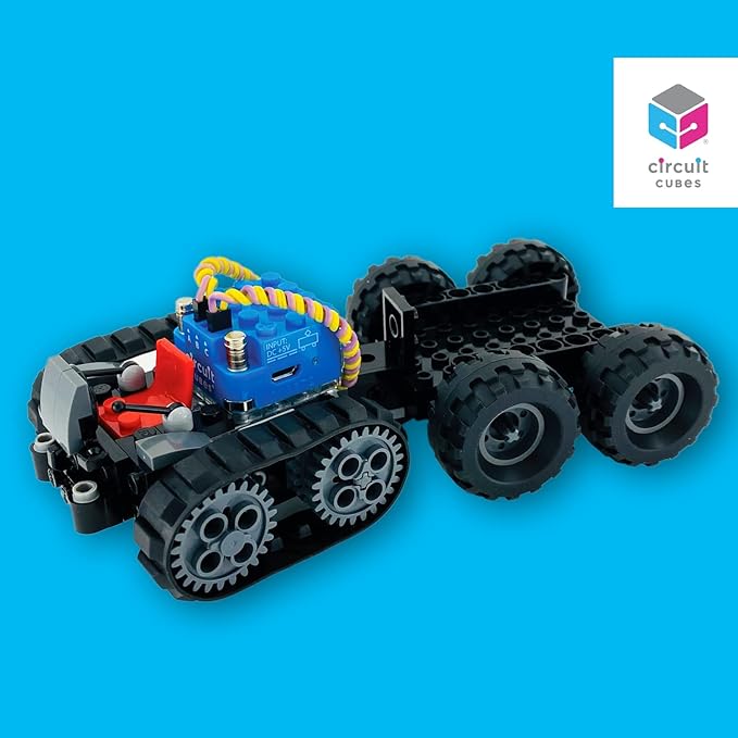 Circuit Cubes Space Rovers Kit – Remote Control Robotics Kit - STEM Learning Toy for Kids Age 8 and Up