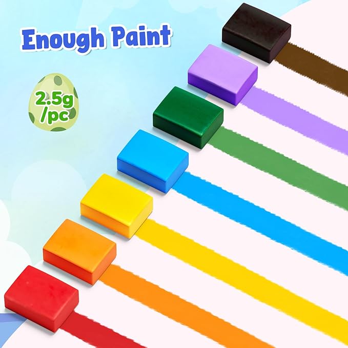 JoyCat Paint with Water Coloring Books, Art & Craft Activity, No Mess Art for Kids Ages 4-8, Craft Kits & Supplies, DIY Creative Activity, Presents for Girls & Boys (Dinosaurs)