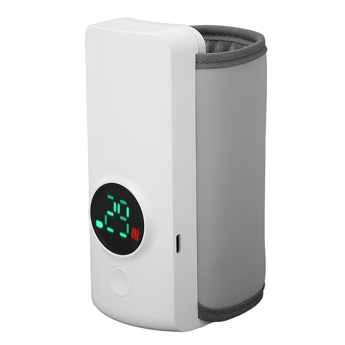 Portable Bottle Warmer for Breastmilk, Baby Milk Bottle Warmer for Travel, Fast Heating, Constant Temperature, USB Rechargeable, Portable Bottle Warmer Sleeve Cover