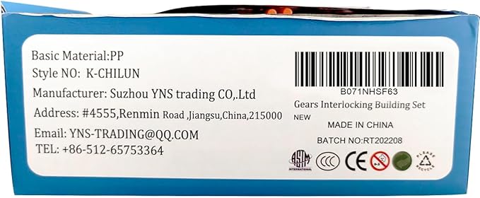 RAINBOW TOYFROG Interlocking Gears Toys for Kids - 100 Piece Kit with Tote - Colorful Manipulatives for Preschool Sensory Bin Or Occupational Therapy Tools - STEM Building Toys for Girls & Boys