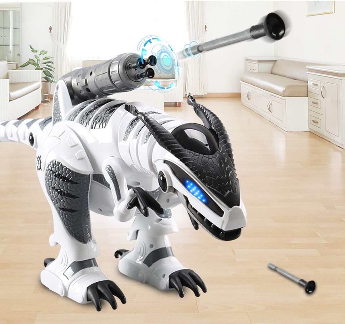 Fistone RC Robot Dinosaur Intelligent Interactive Smart Toy Electronic Remote Controller Robot Walking Dancing Singing with Fight Mode Toys for Kids Boys Girls Age 5 6 7 8 9 10 and Up Year Old