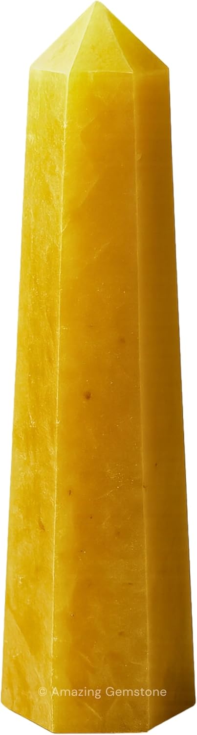 Amazing Gemstone Yellow Aventurine Crystal Towers ~ Natural Healing Crystal Point Obelisk for Reiki Healing and Crystal Grid (2 to 3 INCH)