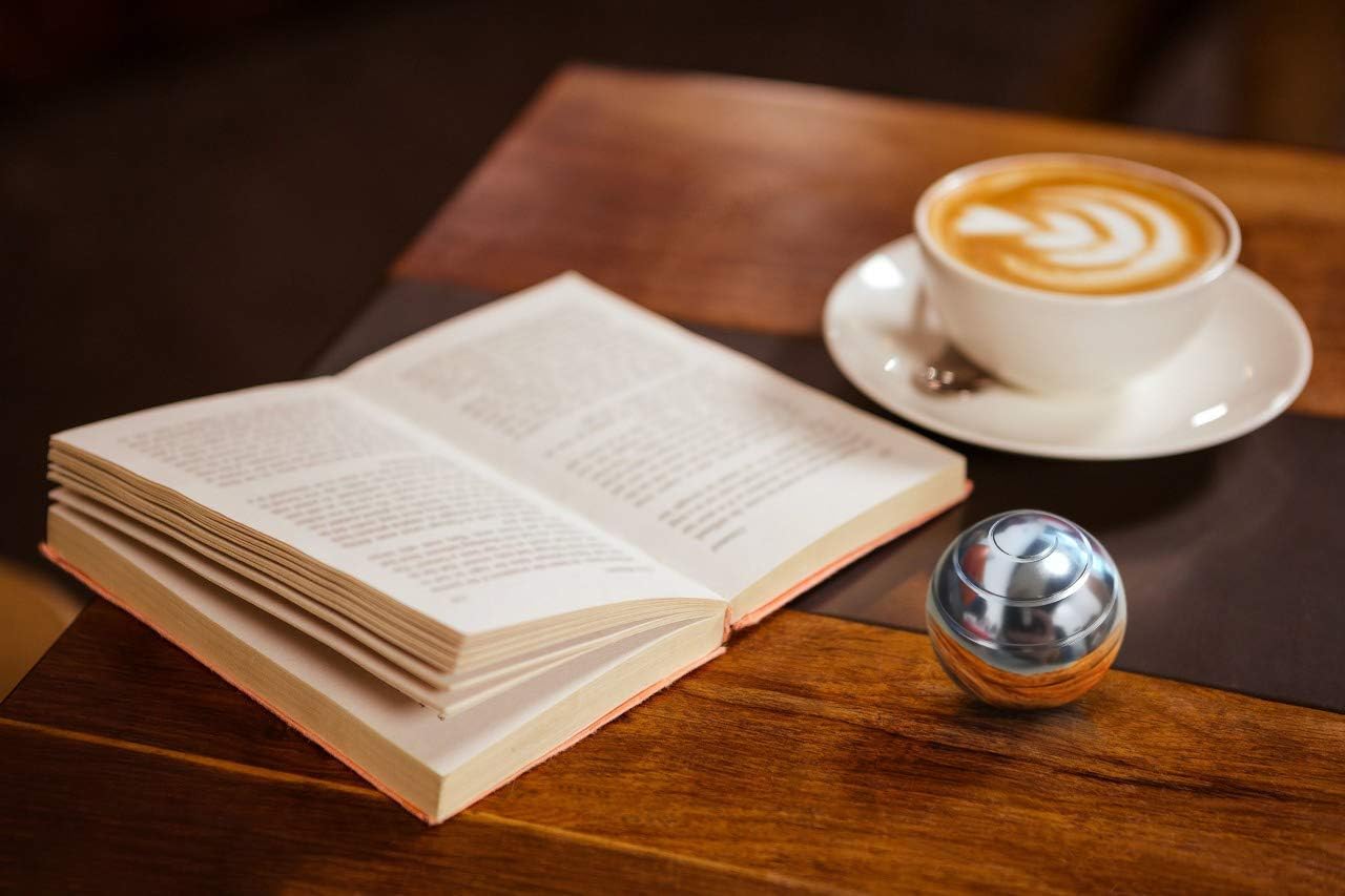 Kinetic Desk Toys,Full Body Optical Illusion Fidget Spinner Ball,Gifts for Men,Women,Kids Size 1.77"