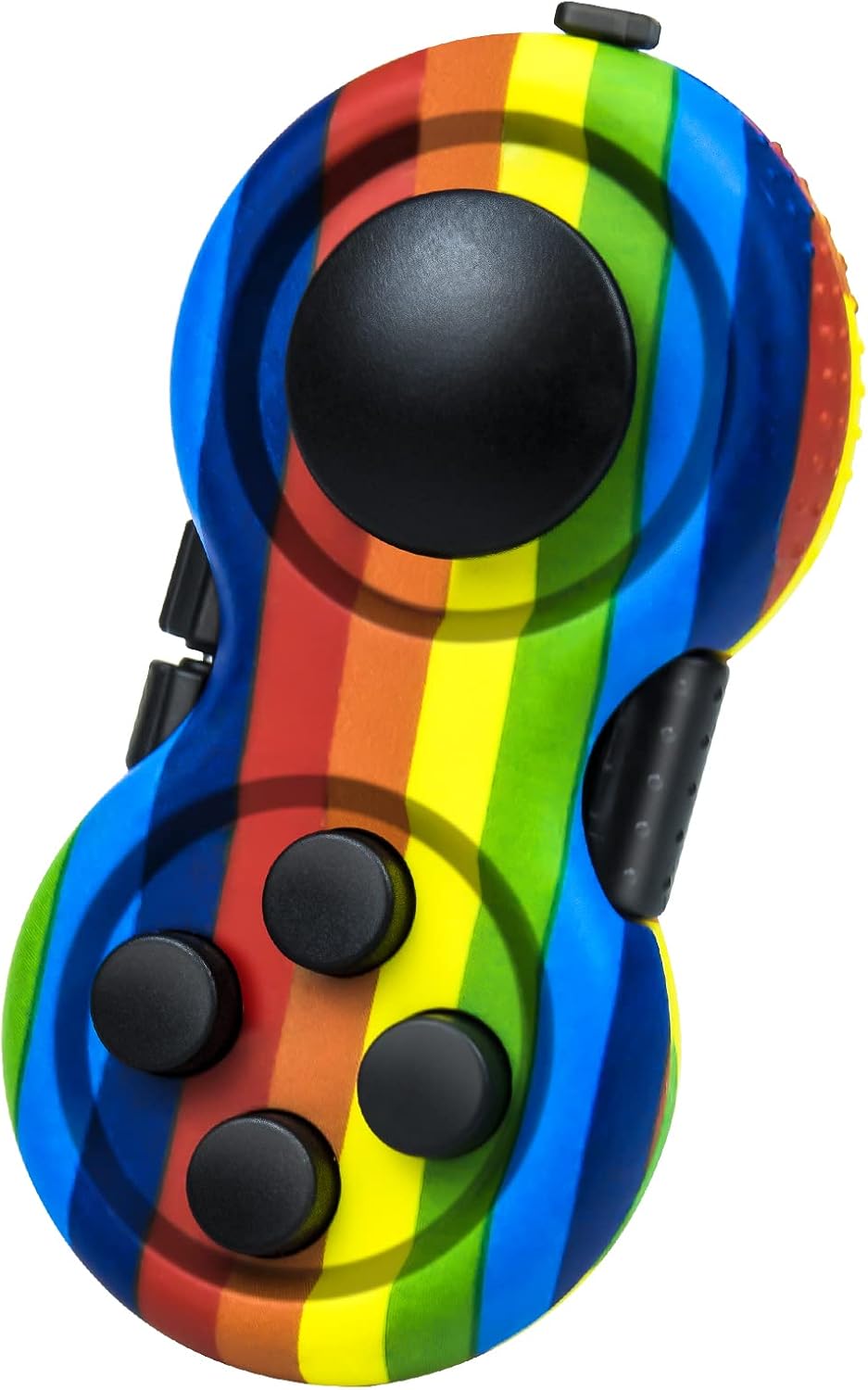 WTYCD Original Fidget Toy Game, Rubberized Classical Controller Fidget Concentration Toy with 8-Fidget Functions and Lanyard - Excellent for Relieving Stress and Anxiety