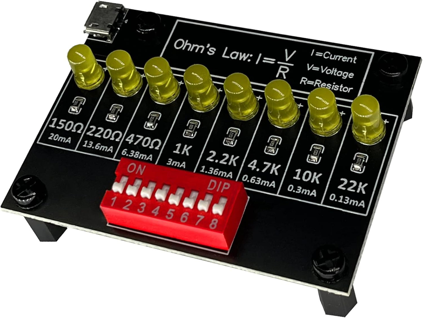 Soldering Practice Kit DIY Practical Electronic Circuit Project Resistor Learning Board