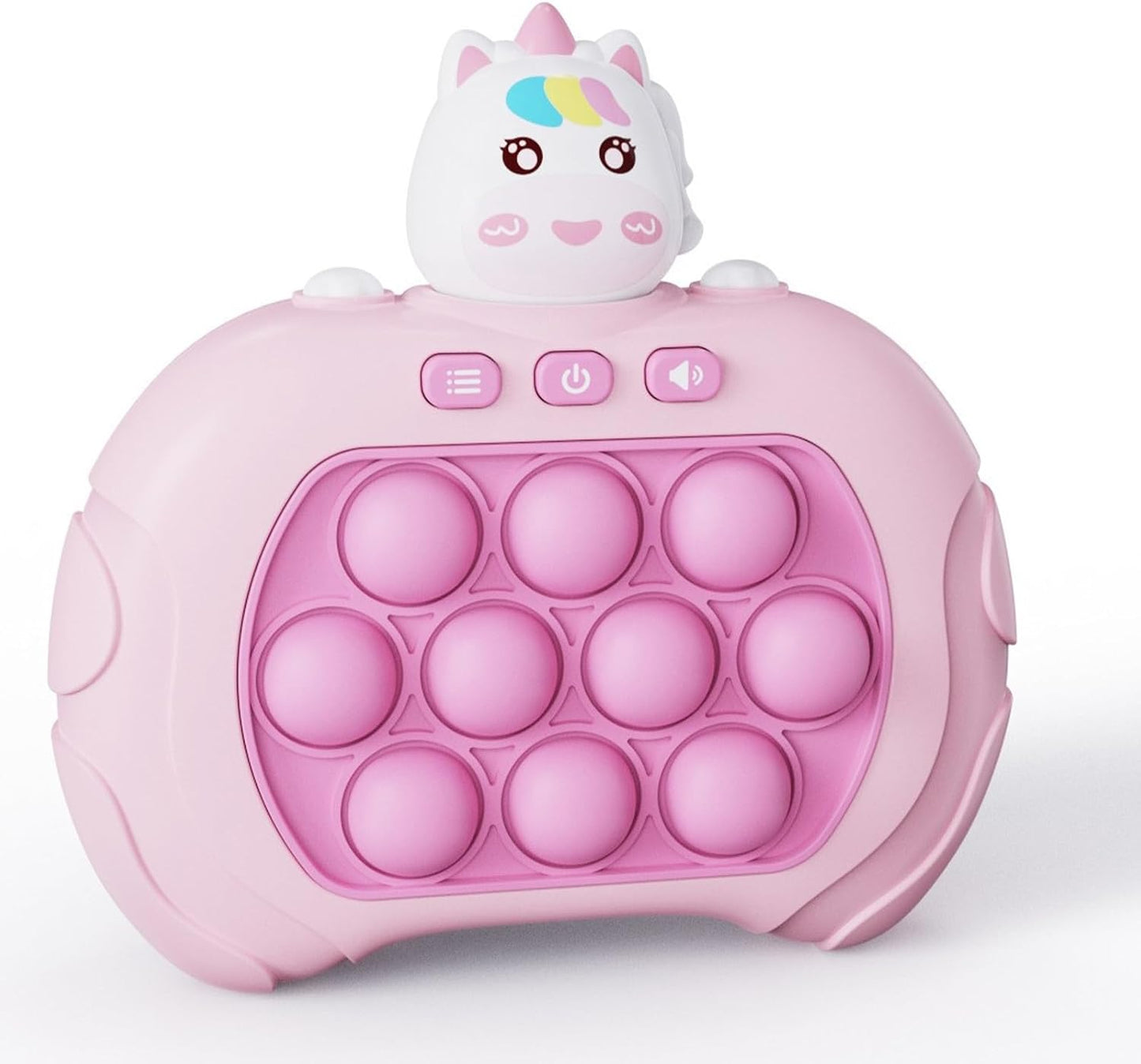 Creative Stress Relief Toys, Decompression Breakthrough Puzzle Pop Button Gopher Game Machine, Novelty Fidget Toys Party Favor Gifts for Kids Adults, Toy for 3+ Year Old (Pink Unicorn)