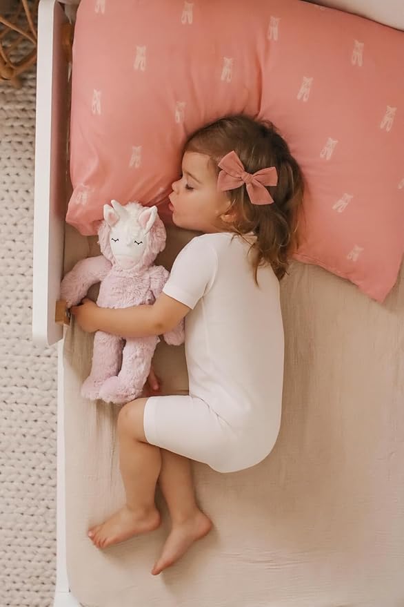 Crib Sheets for Baby Boy Girl 2 Pack, Fitted Crib Mattress Sheet 28" x 52", Muslin Toddler Bedding with Neutral Style, Nursery Bedding Essentials (Beige & Sage)