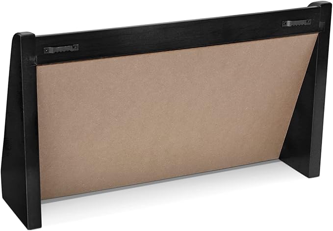 4 Rows Wooden Military Challenge Coin Display Case Wall Mount - Army Coin Collectibles Holder Display Stand Rack, Black