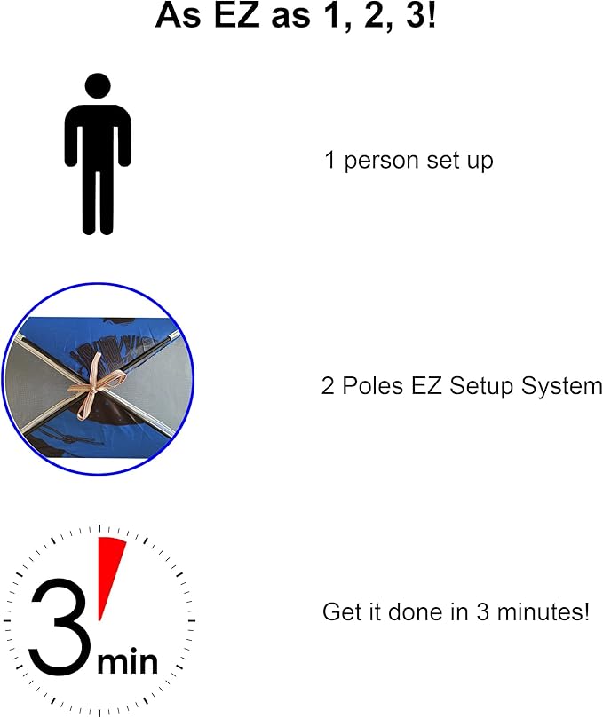 KidzAdventure 2 in 1 Indoor/Outdoor Tent for Kids, Small 1 or 2 Toddler/Kids Tent, Backpacking, Lightweight and Easy Pop up, Ideal for Backyard, Outside Camping, or Play Fort