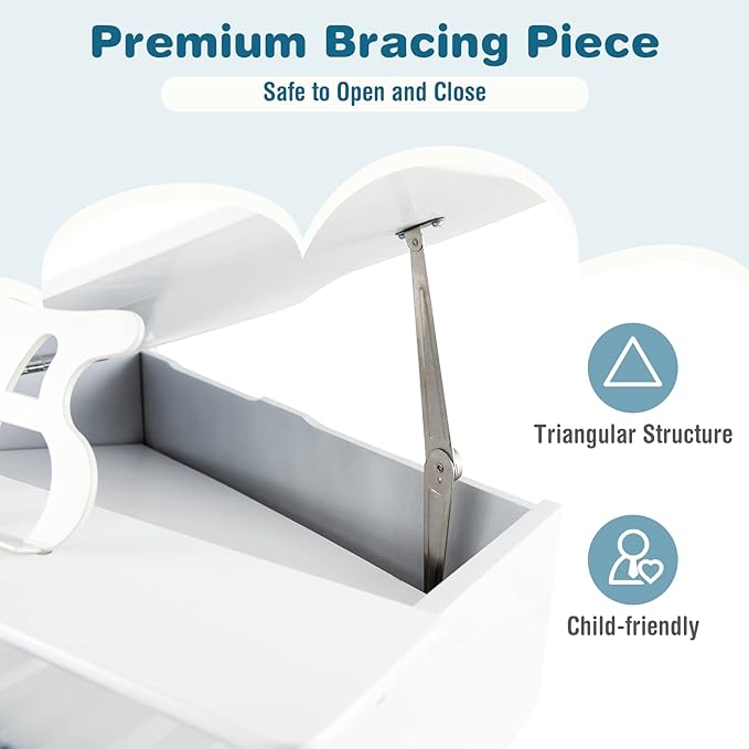 HONEY JOY Classical Kids Piano, 30-Key Mini Grand Piano with Music Stand and Bench, Wooden Musical Instrument Toy w/Lid & Music Rack, Gift for Boys Girls Ages 3+ (4 Straight Leg-White)